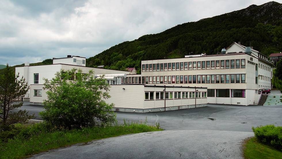 Fasade på Herøy Videregående Skole